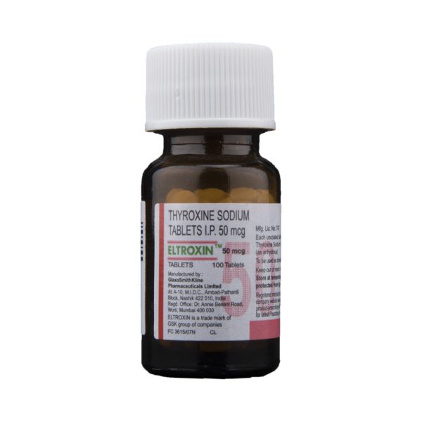 Thyroxine 50mcg (Eltroxin) Tablets
